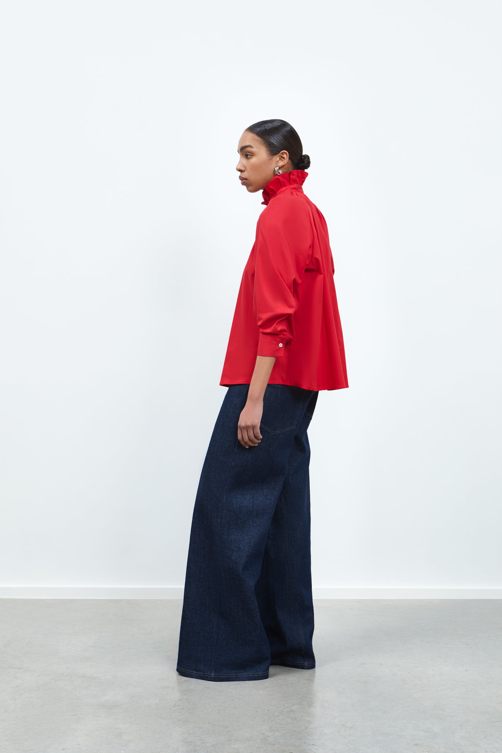 RHÚNE Amy Shirt Shirt Red
