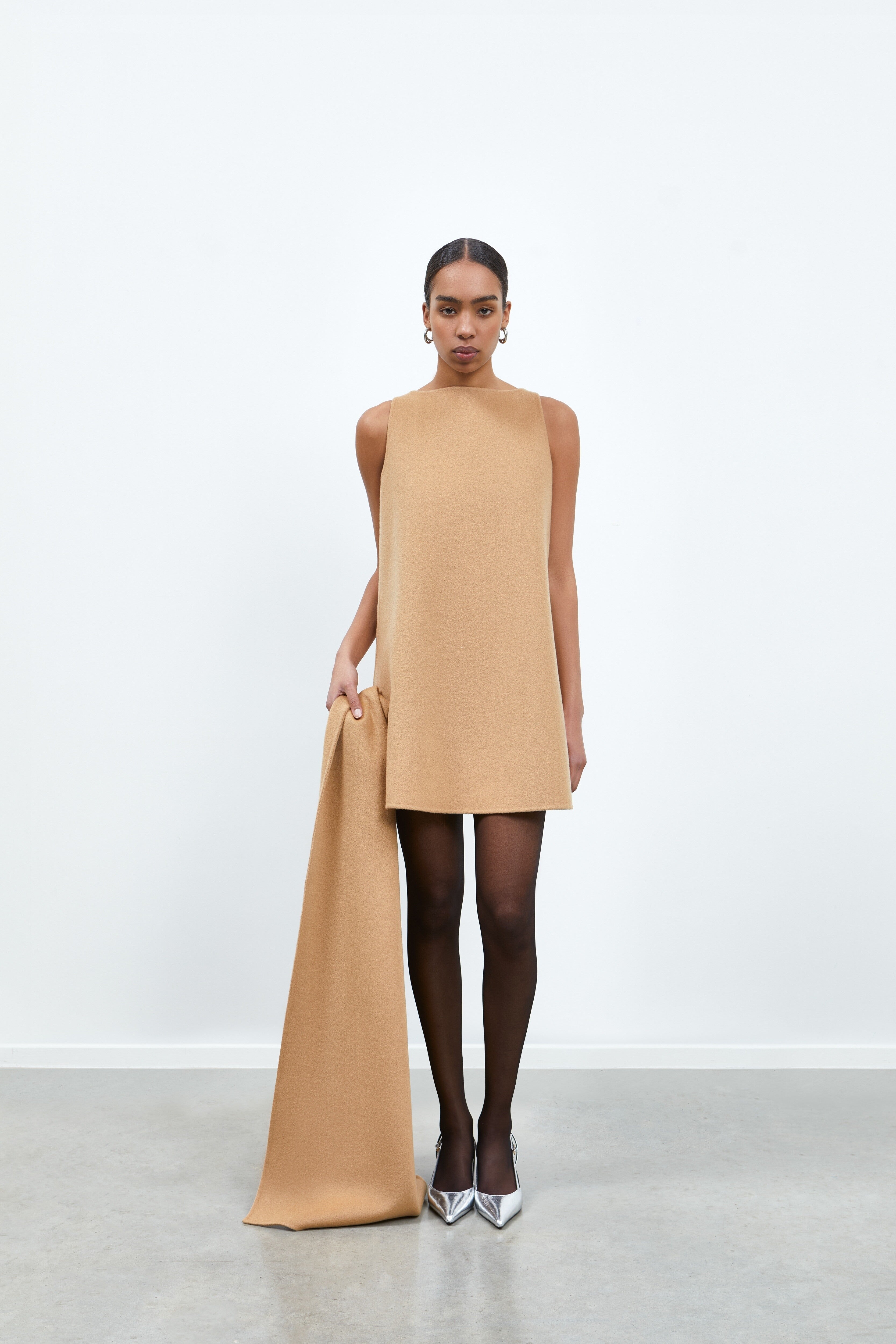 RHÚNE Barbara Dress Double face Dress Camel double face
