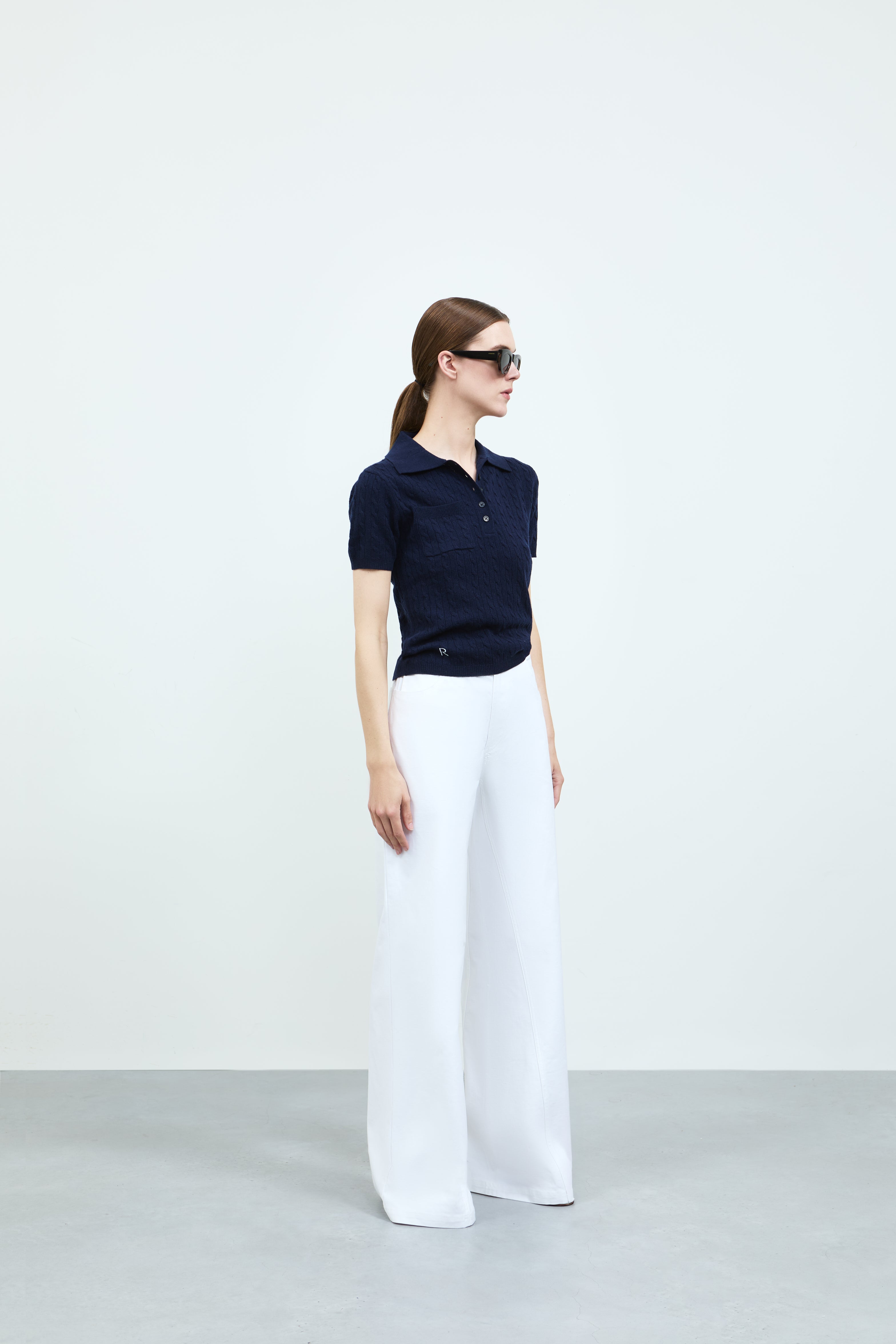 Jeremy Short Knit - Navy