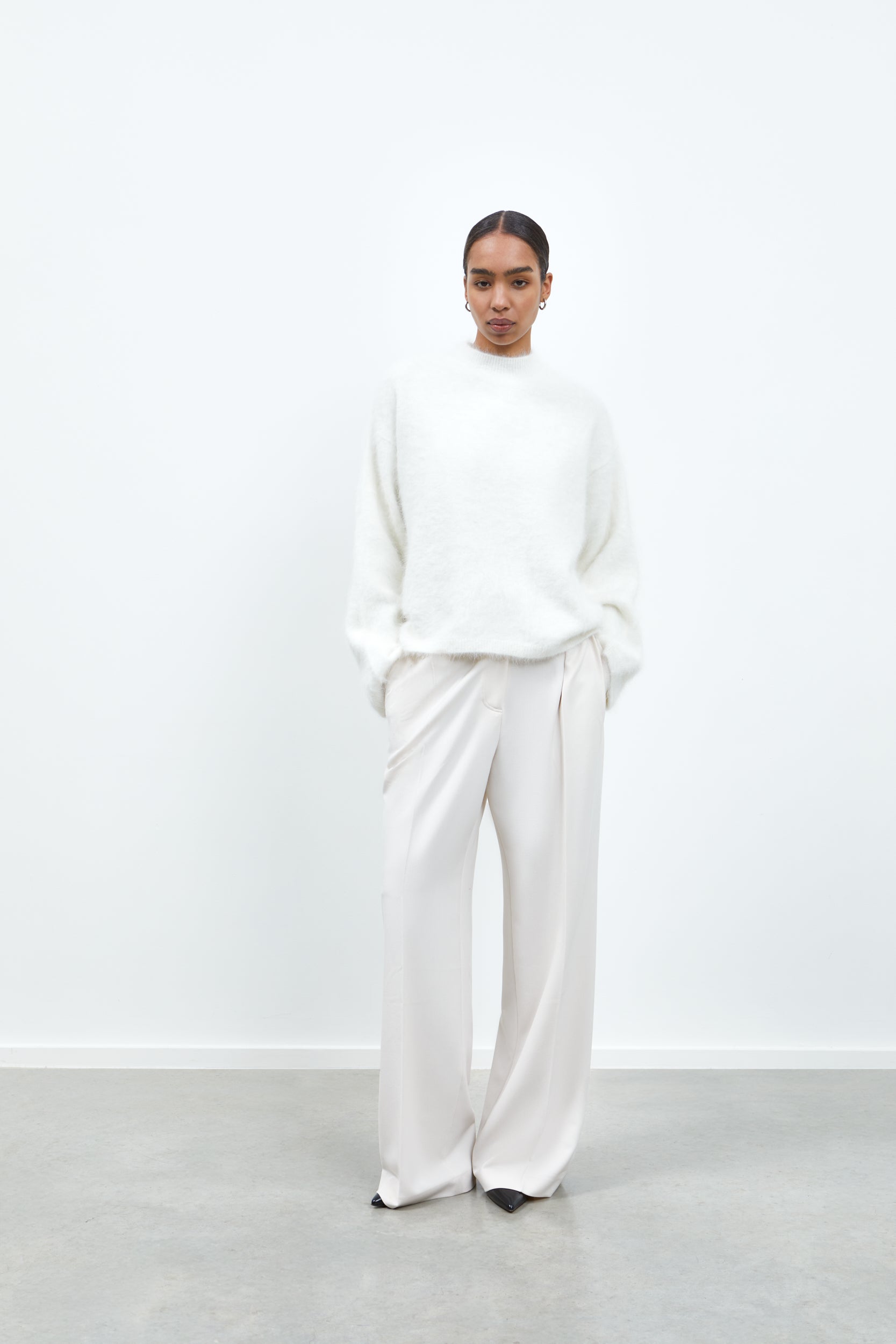 RHÚNE Herve Knit Knitwear white