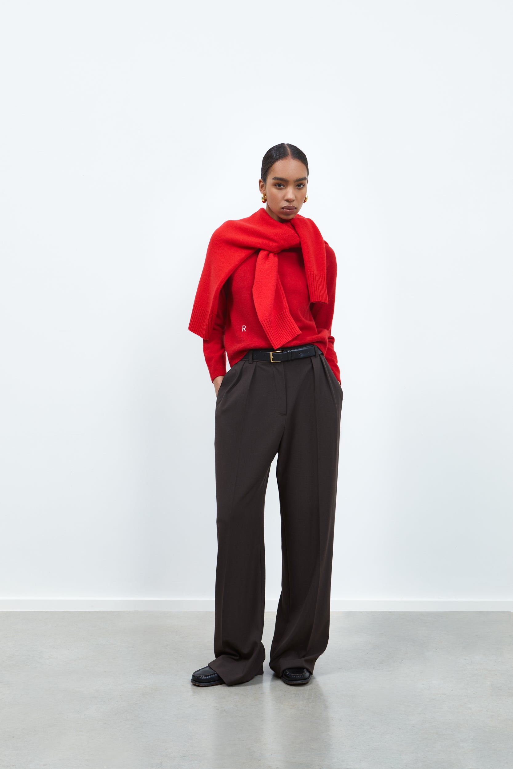 RHÚNE Idris Knit Knitwear Red