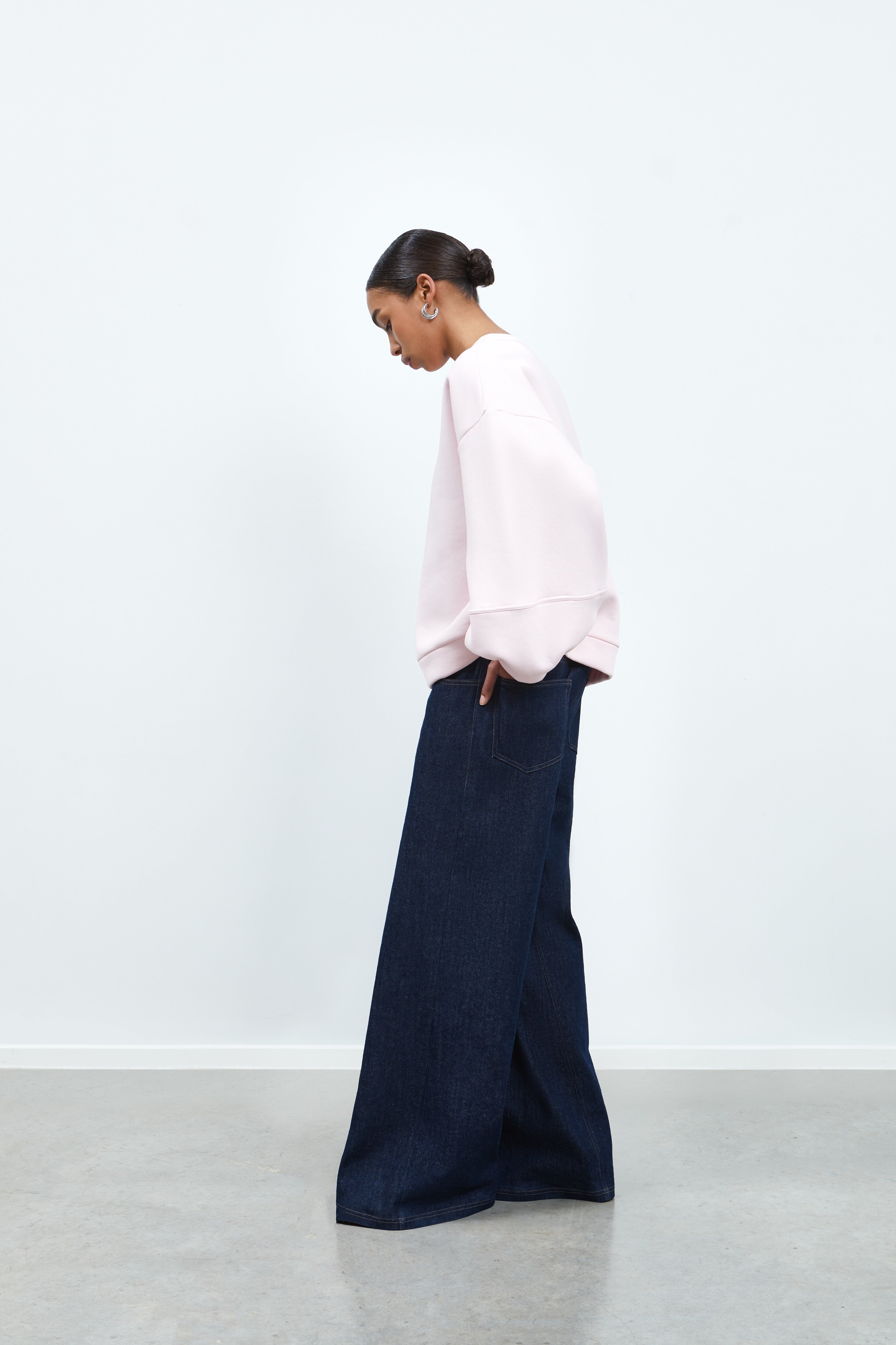 RHÚNE Lorelie Sweat Sweater Pink