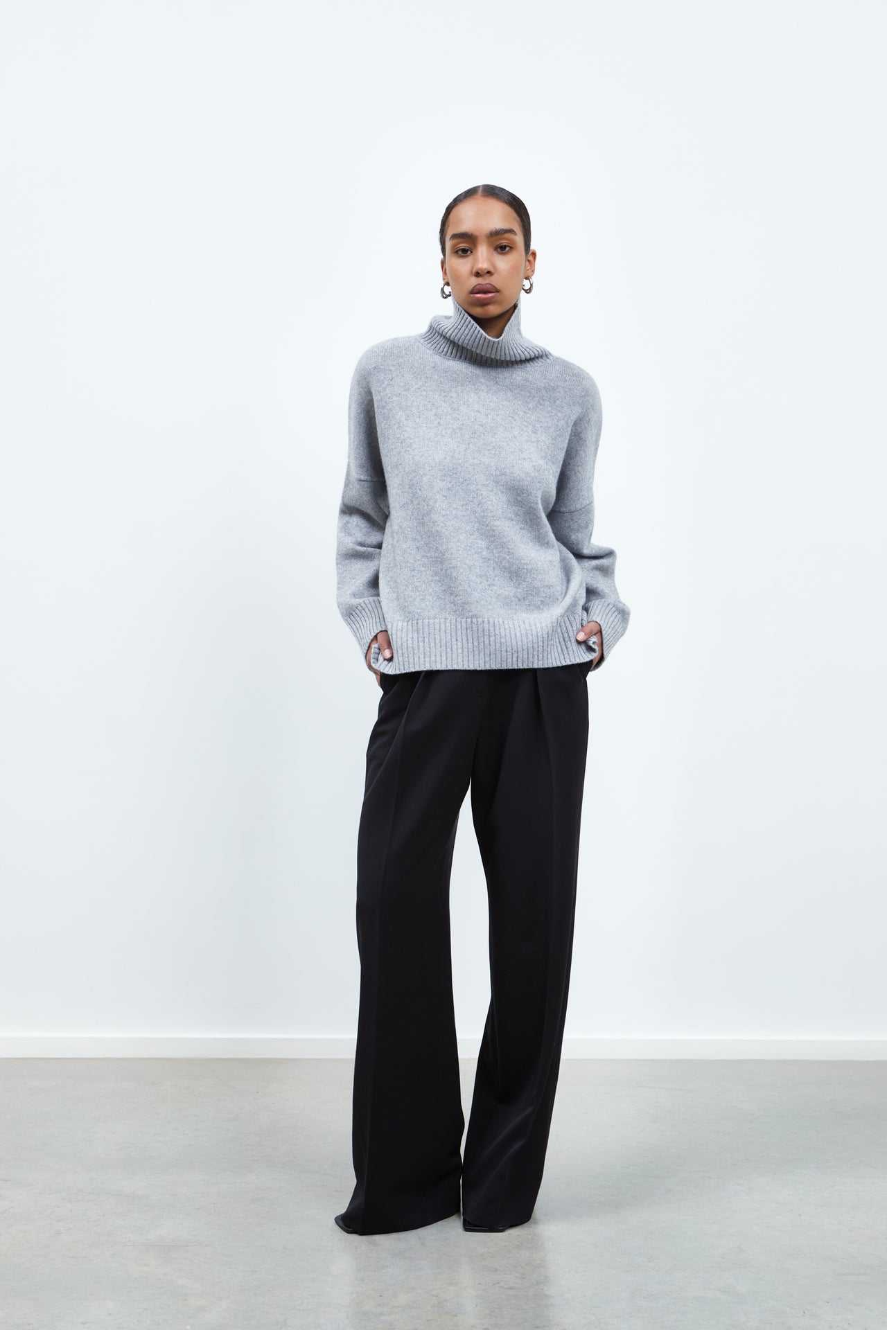 RHÚNE Alba Knit Knitwear Grey