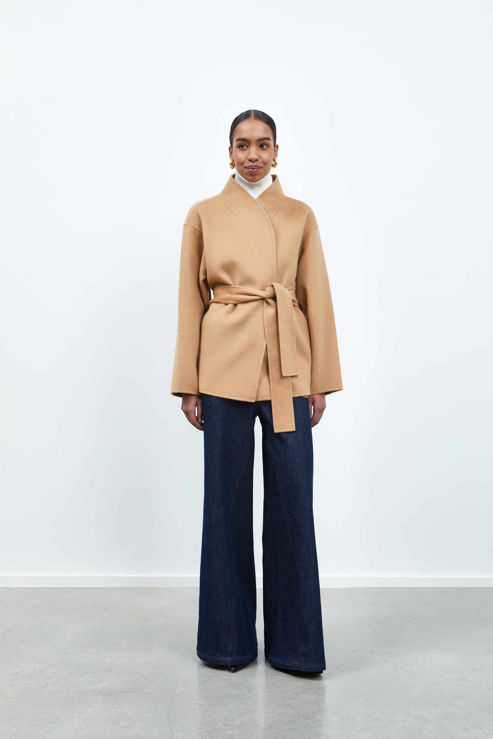 RHÚNE Chocolate Coat Short Coats Camel