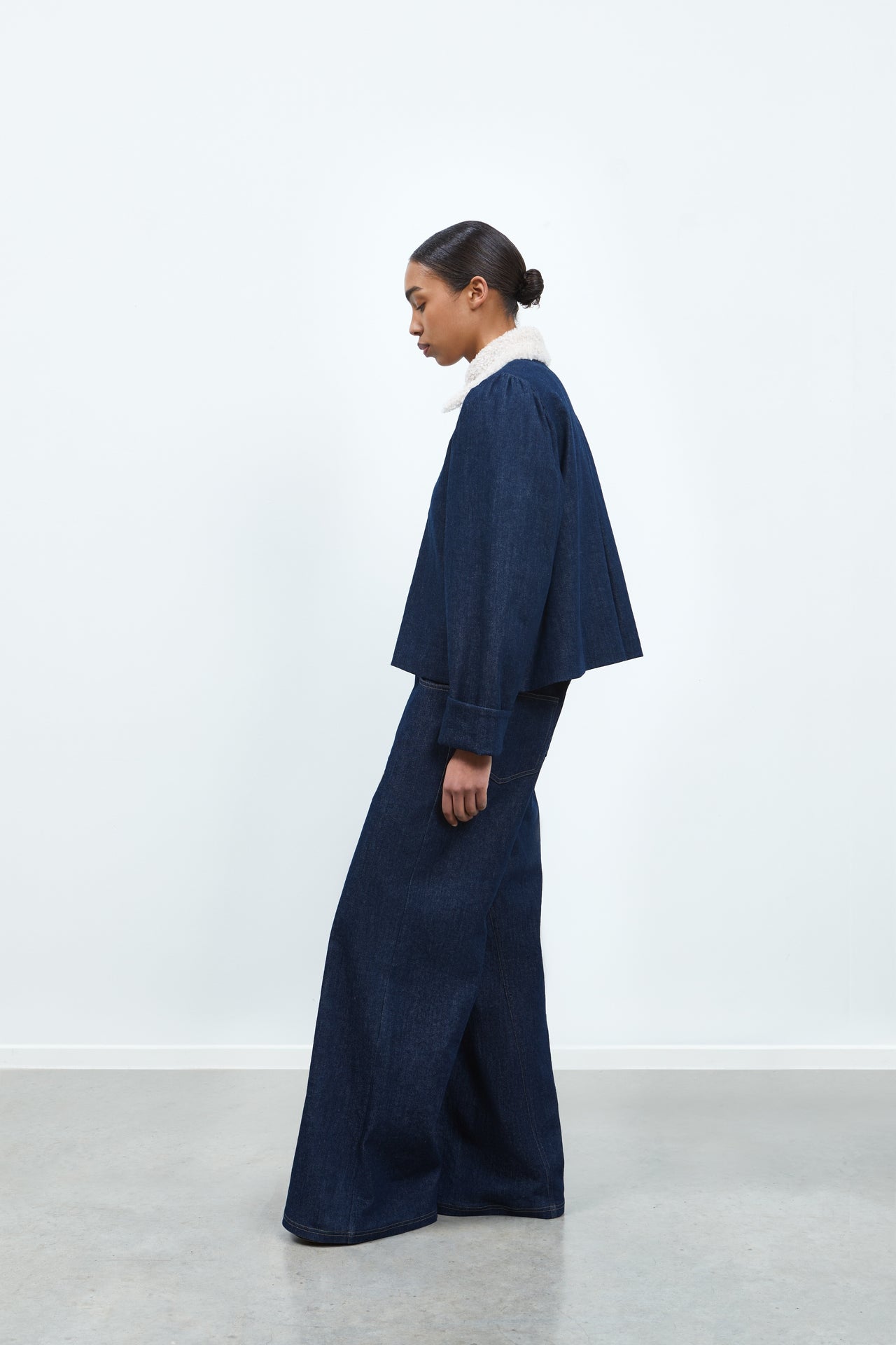 RHÚNE Ella Jacket Jackets Navy denim