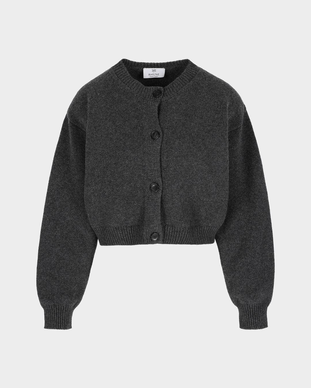 Lune Padded Shoulder Cardigan